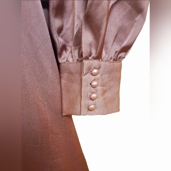 Baltic Born Jenna Maxi Dress Women's Size L Double Split Lined - Picture 5 of 8